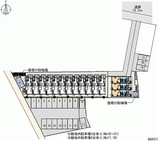 盛岡市仙北２丁目 月極駐車場